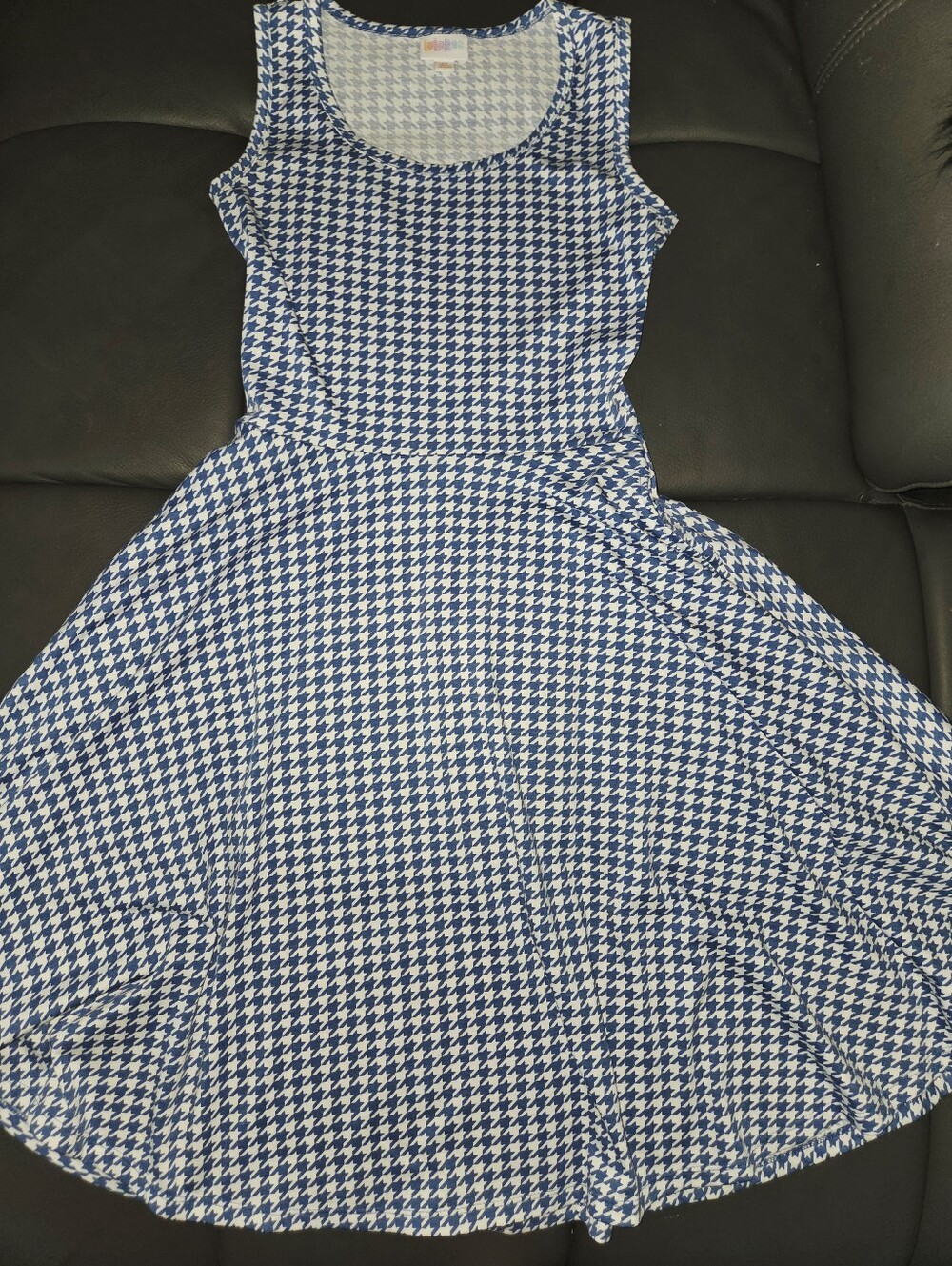Lularoe fit & flare sleeveless midi dress with pockets XS